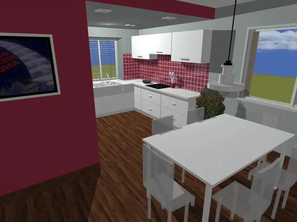 3D návrh: Kuchyně, která se neokouká