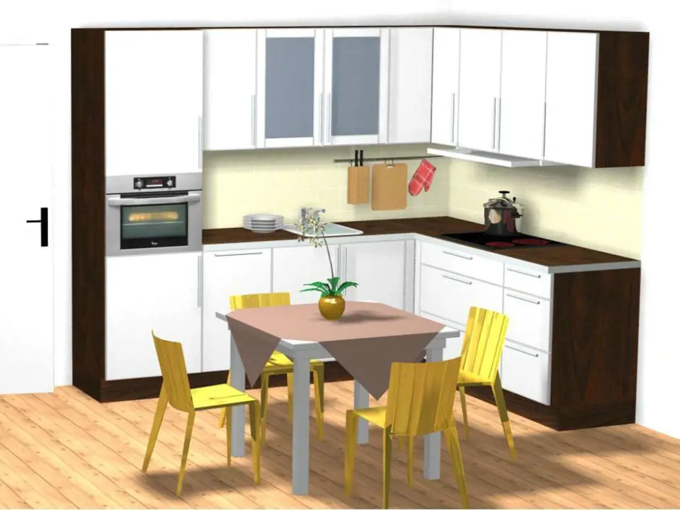 3D návrh - kuchyně 7