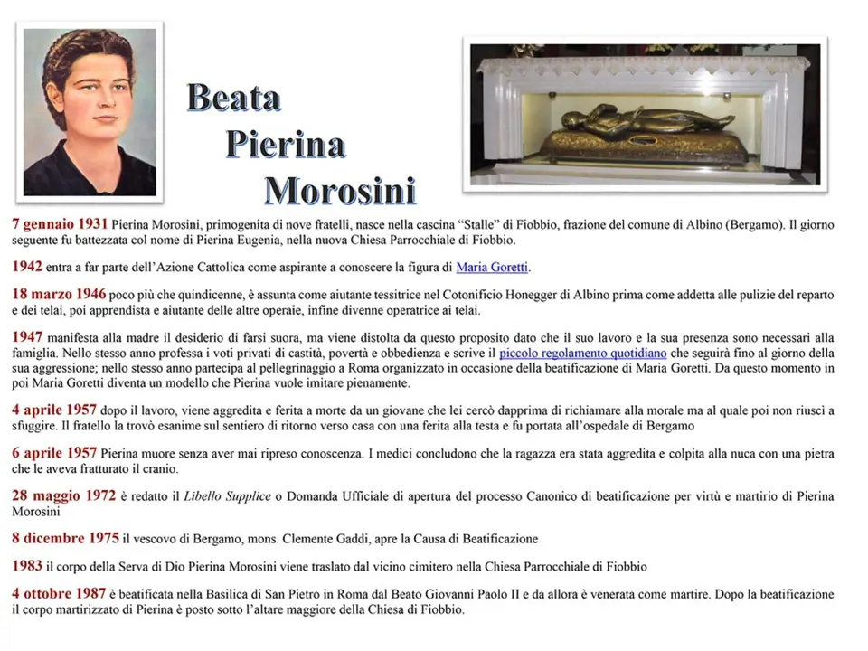 Pierina Morosini, italská panna a mučednice