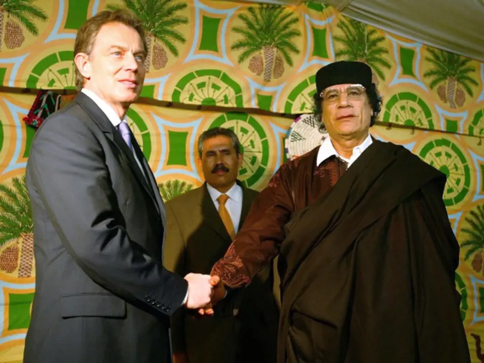 Tony Blair a Kaddáfí, 2004