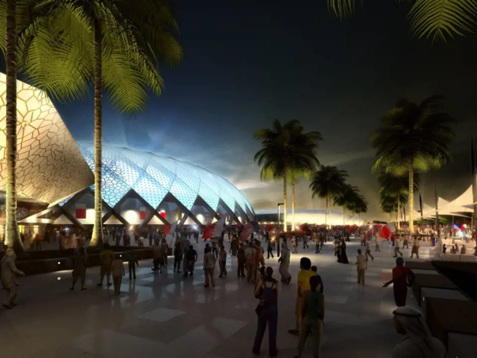 Pro fotbalový šampionát v Kataru navrhl Albert Speer mladší devět stadionů