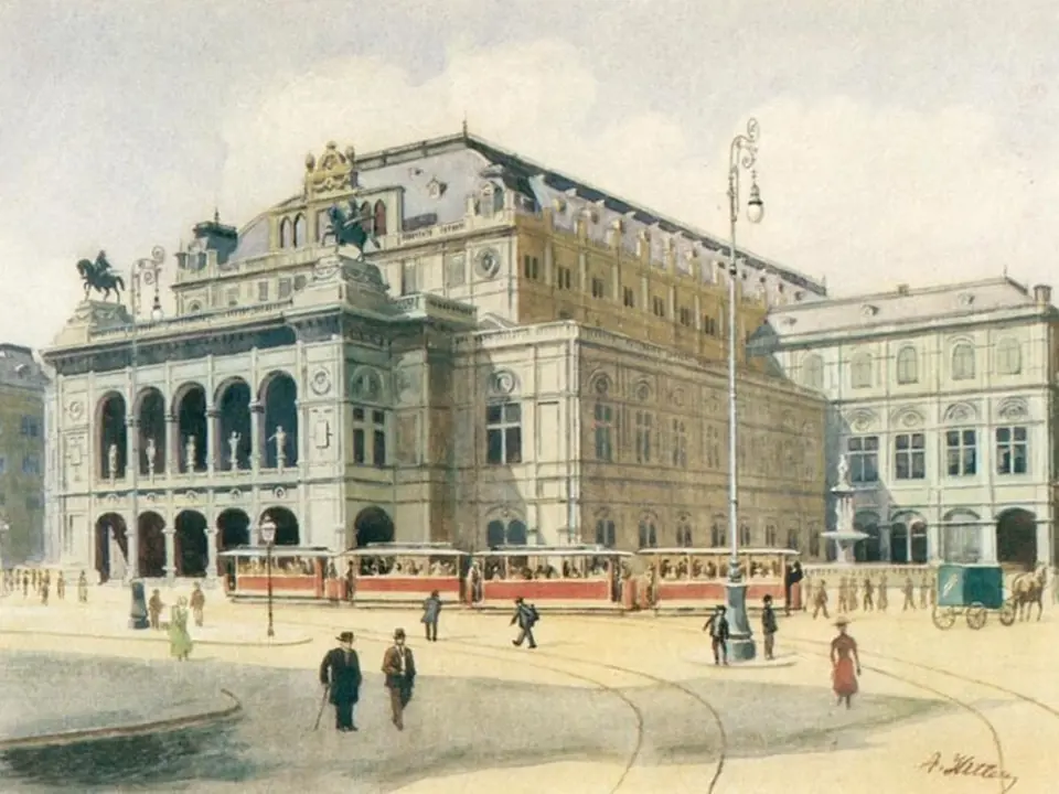 Státní opera ve Vídni, A. Hitler 1912