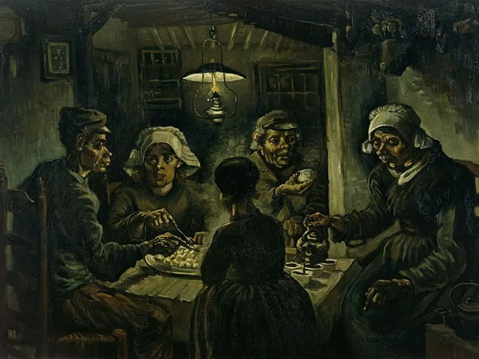 Jedlíci brambor - Vincent van Gogh