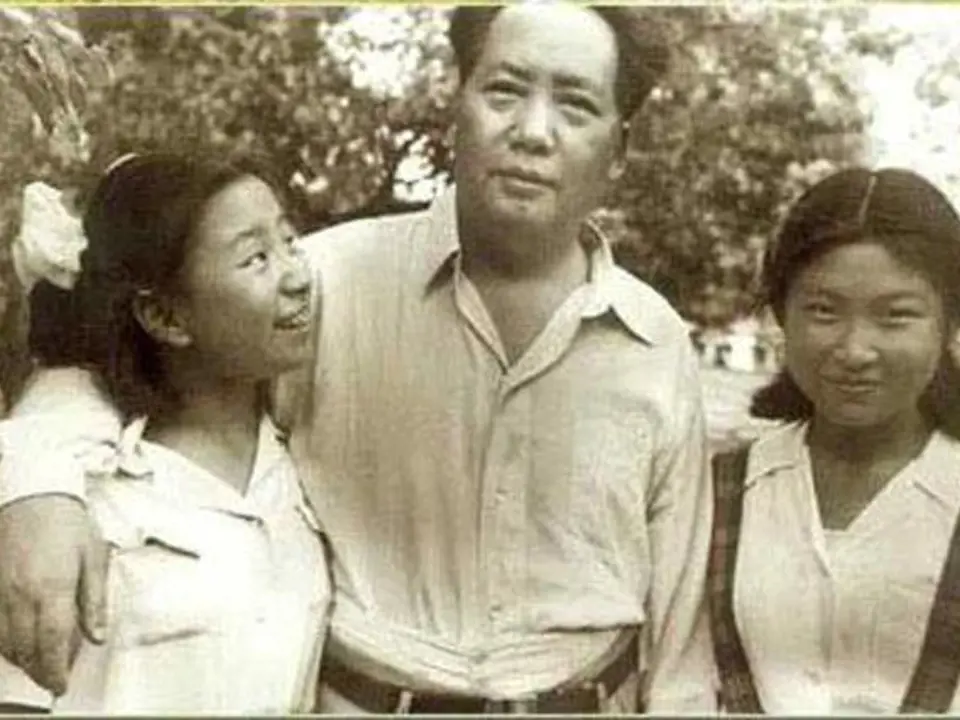 Li Na a Li Mi a jejich otec Mao Ce-tung