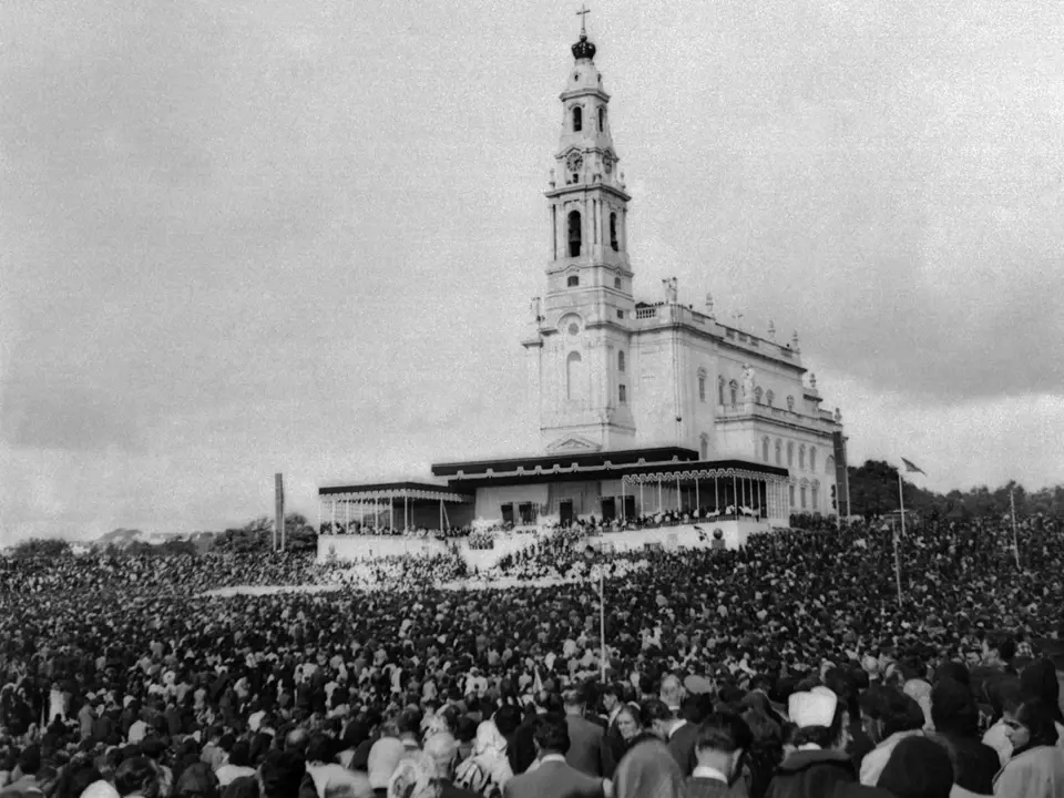 Na místě zjevení byl vybudován chrám (r. 1951)