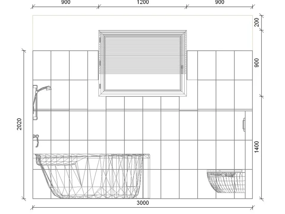 Plánování dlažby do nové koupelny 14