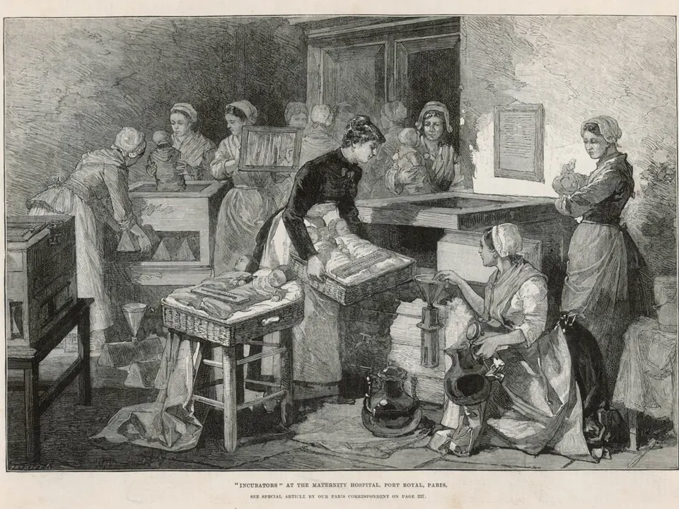 Dětské inkubátory z 80. let 19. století