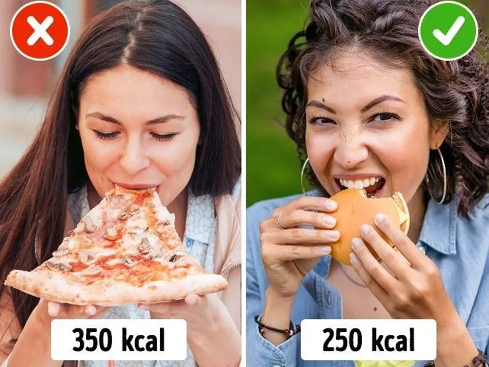 Ať chcete nebo ne, základem hubnutí je kalorický deficit. Musíte prostě jíst méně, než vaše tělo potřebuje. Samozřejmě je ale potřeba jíst zdravě a porce "nafouknout" ideálně zeleninou.