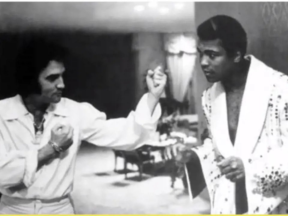 Elvis Presley a Mohammad Ali