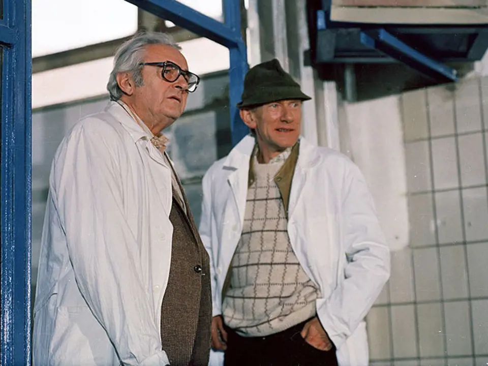 Jiří Sovák a František Husák ve filmu Druhý dech