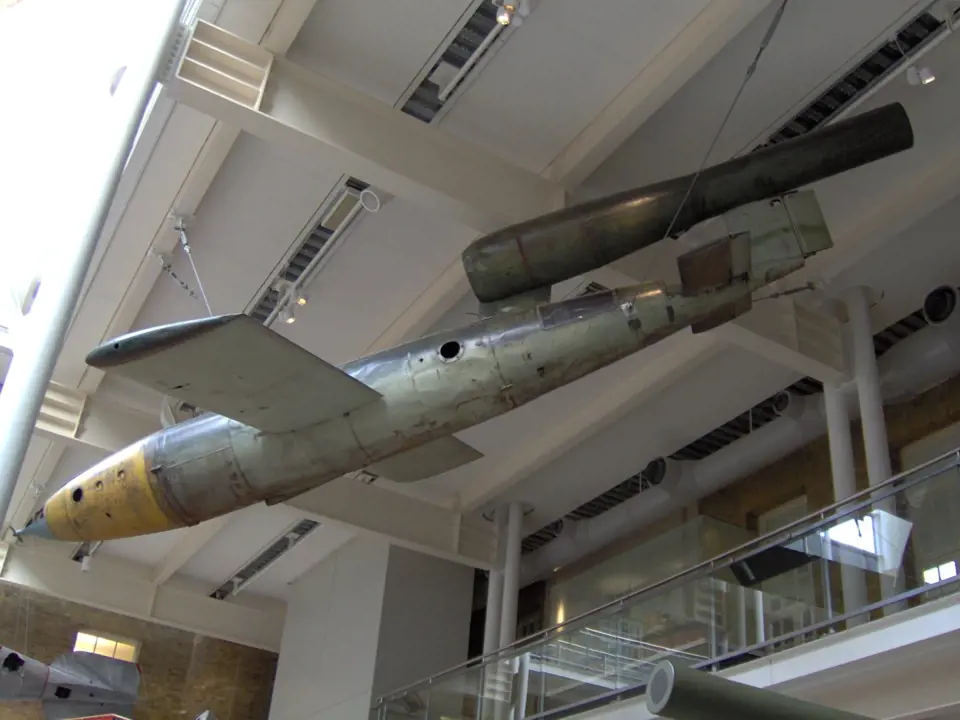 Model V-1 v londýnském muzeu