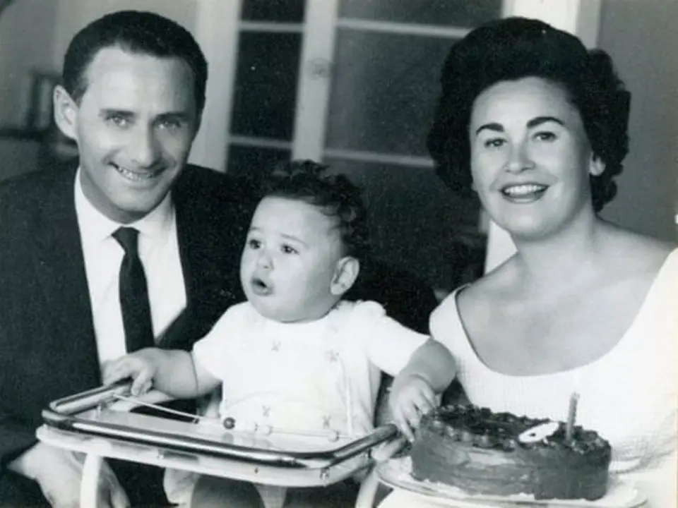 Lale Eisenberg - Sokolov s manželkou Gitou a synem Garym
