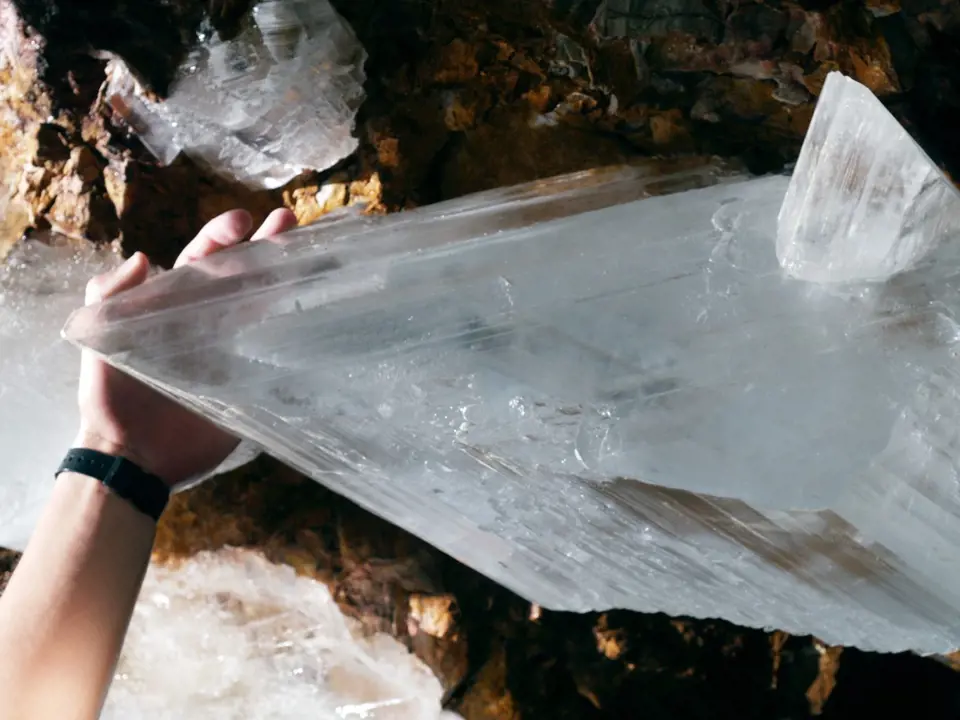 Cueva de los Cristales - Jeskyně krystalů v Naica, Mexiku