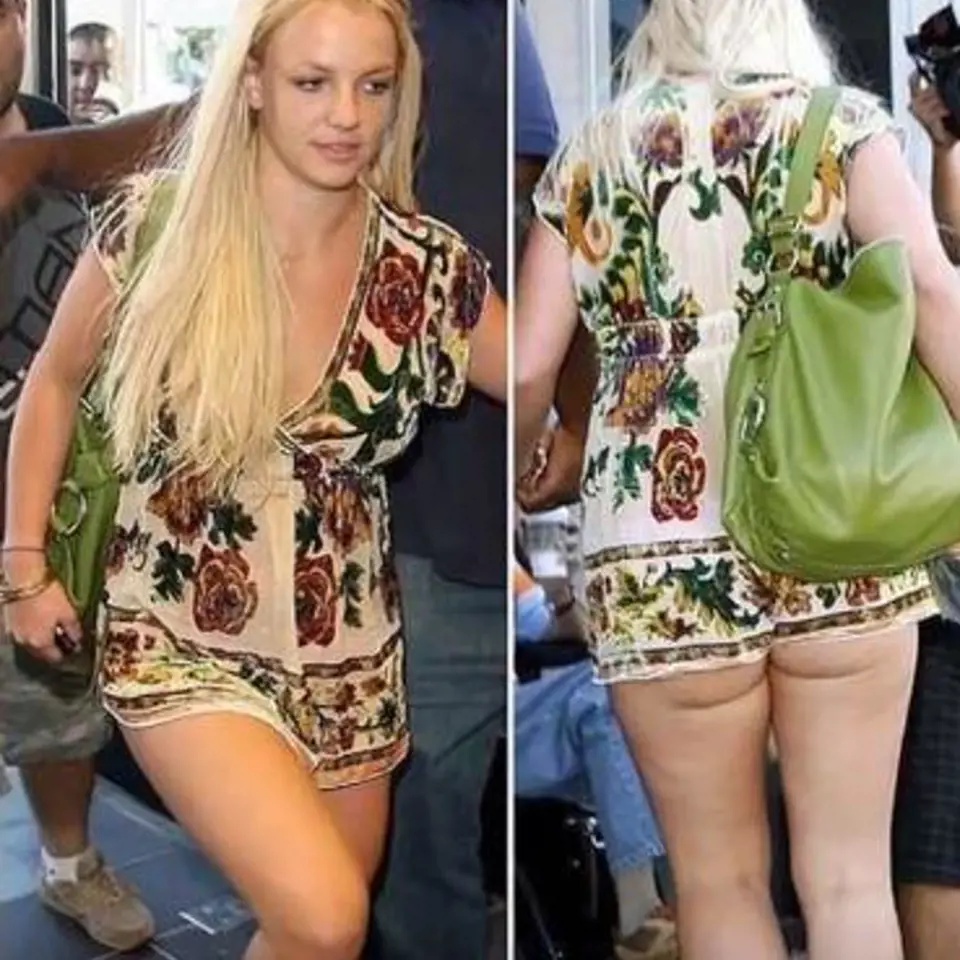 Britney Spears se přehlédla při výběru oblečení nebo někde ztratila spodní díl svého modelu...