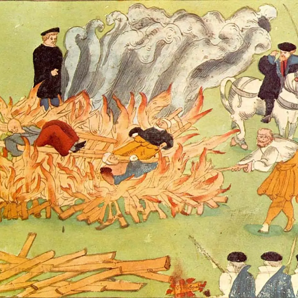Upálení čarodějnic ve Švýcarsku, 1585