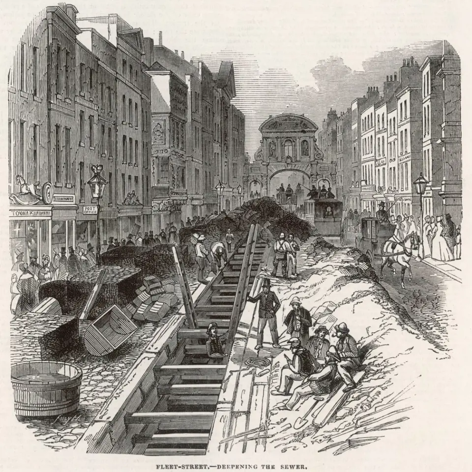 První kanalizační systém v Londýně