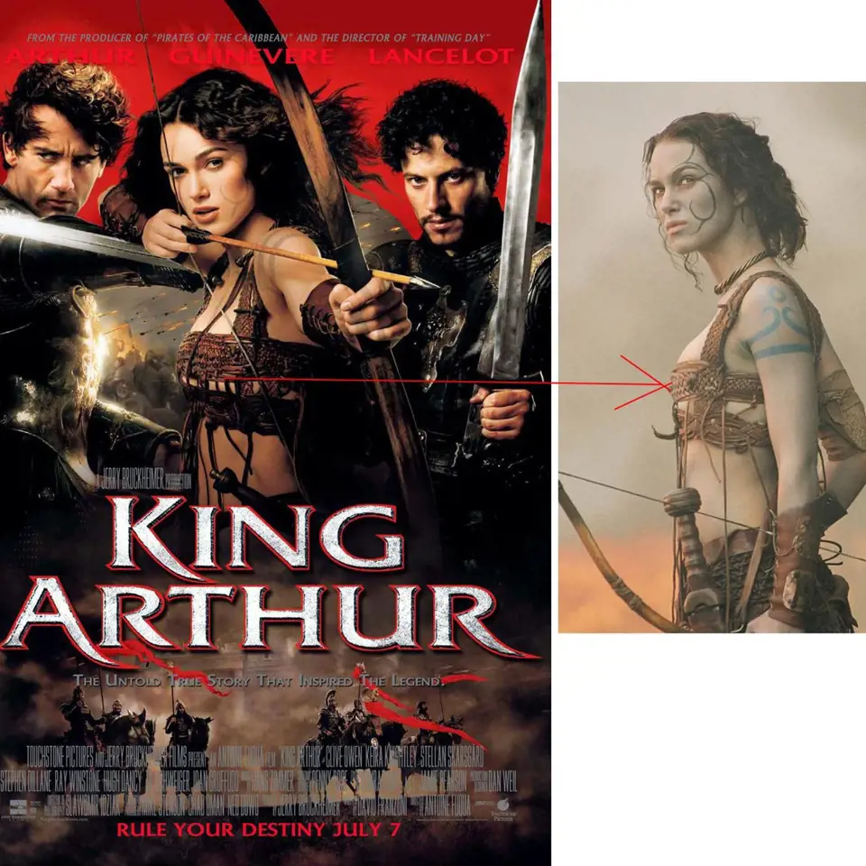 Kiera Knightley - plakát k filmu Král Artuš