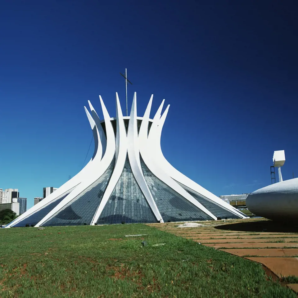 Římskokatolická katedrála v Brasilii