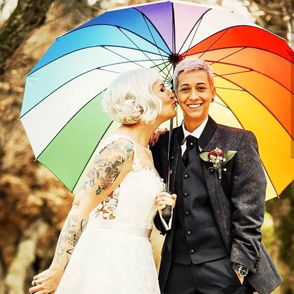 Lesbická svatba je přehlídkou romantiky, ryzích citů a spontánnosti.