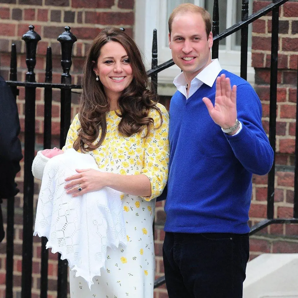 Kate, William a princezna Charlotte.