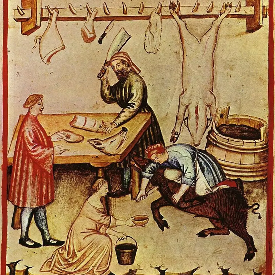 Řeznictví ve 14. století