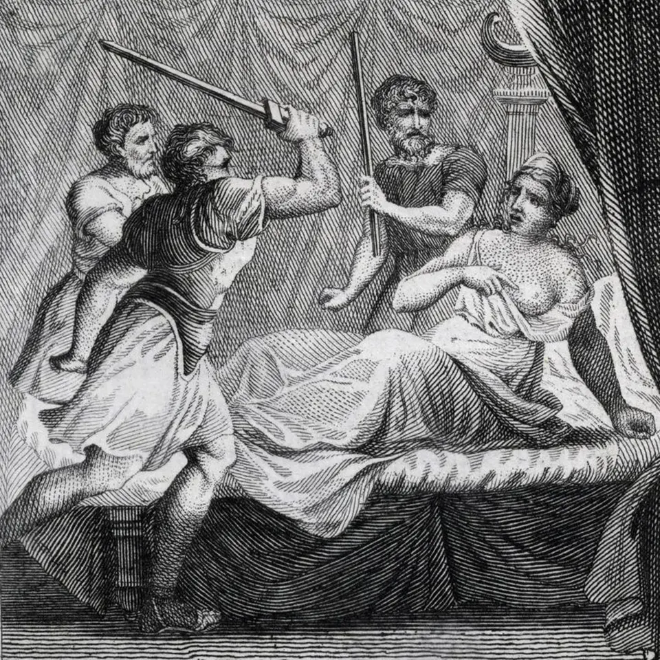 Nejděsivnější tresty, které mohla žena dostat za zapovězenou lásku - ilustrační foto - zabití v posteli