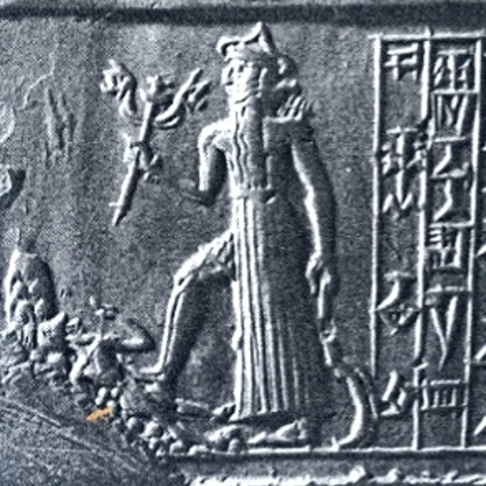 Nergal byl v sumersko-akkadské mytologii bůh smrti a podsvětí. V nejstarších textech byl zobrazován jako dvoukřídlý hmyz podobný komáru.