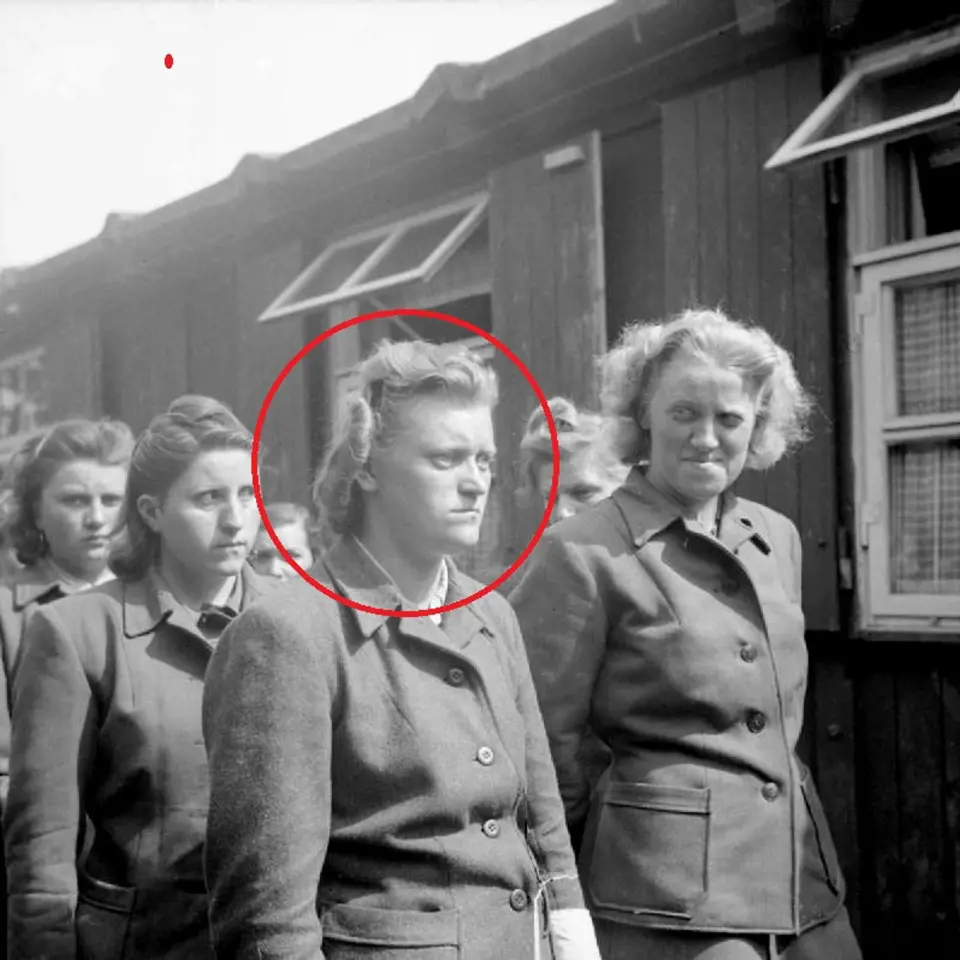 Irene Haschke, nacistická dozorkyně z koncentračního tábora Bergen-Belsen.