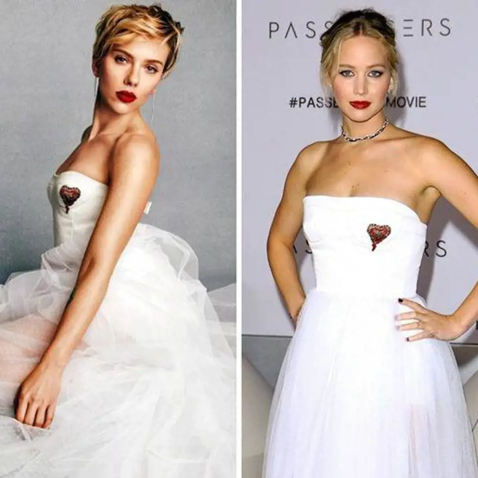 Scarlett Johansson a Jennifer Lawrence